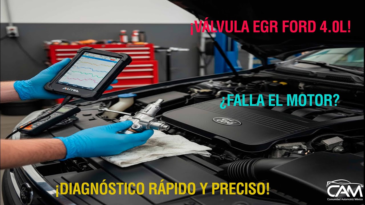 Diagnóstico rápido de Válvula EGR Ford 4.0L