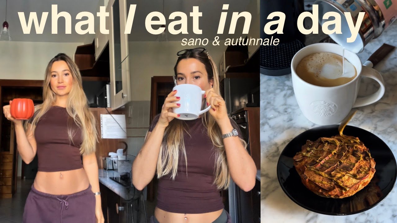 What I Eat in a Day Autunnale 🍂 | workout Glutei + Unboxing PR