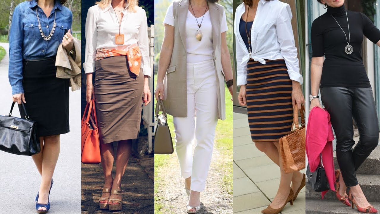 ROPA ATEMPORAL BIEN COMBINADA PARA VESTIR BIEN A LOS 50 60 70 80  AÑOS MODA PARA SEÑORAS