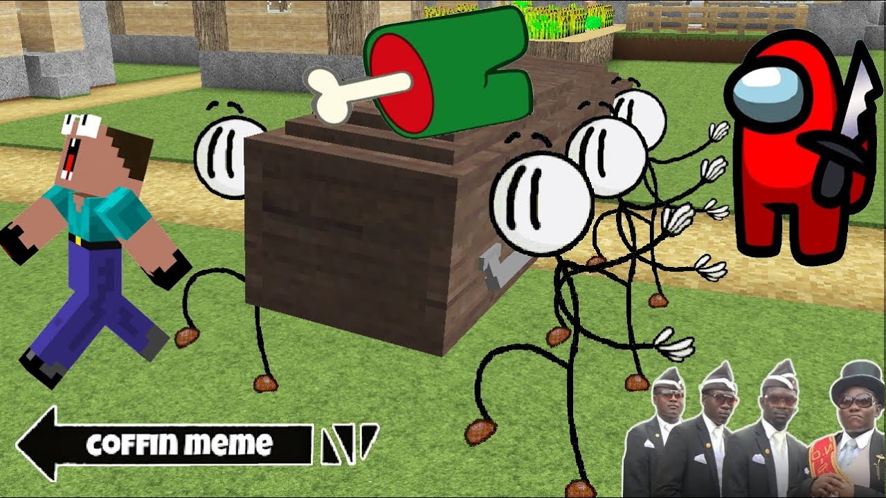 Henry Stickmin Distraction Dance in Minecraft #5 Coffin Meme