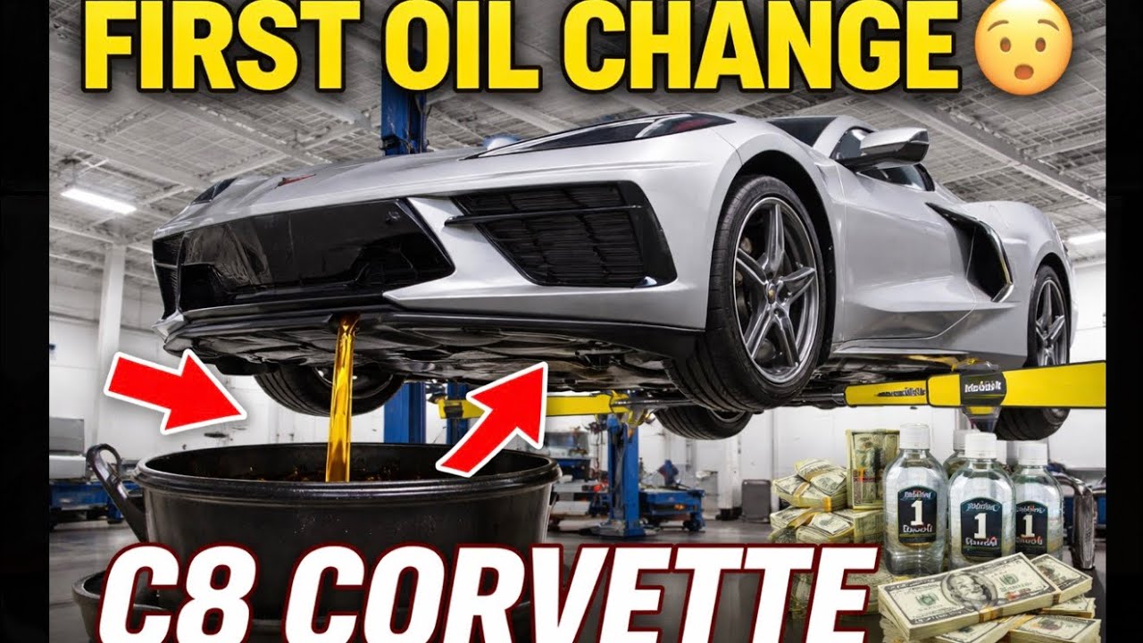 Моя ПЕРВАЯ замена масла на Corvette C8… стоимость, процесс и реальность 😳