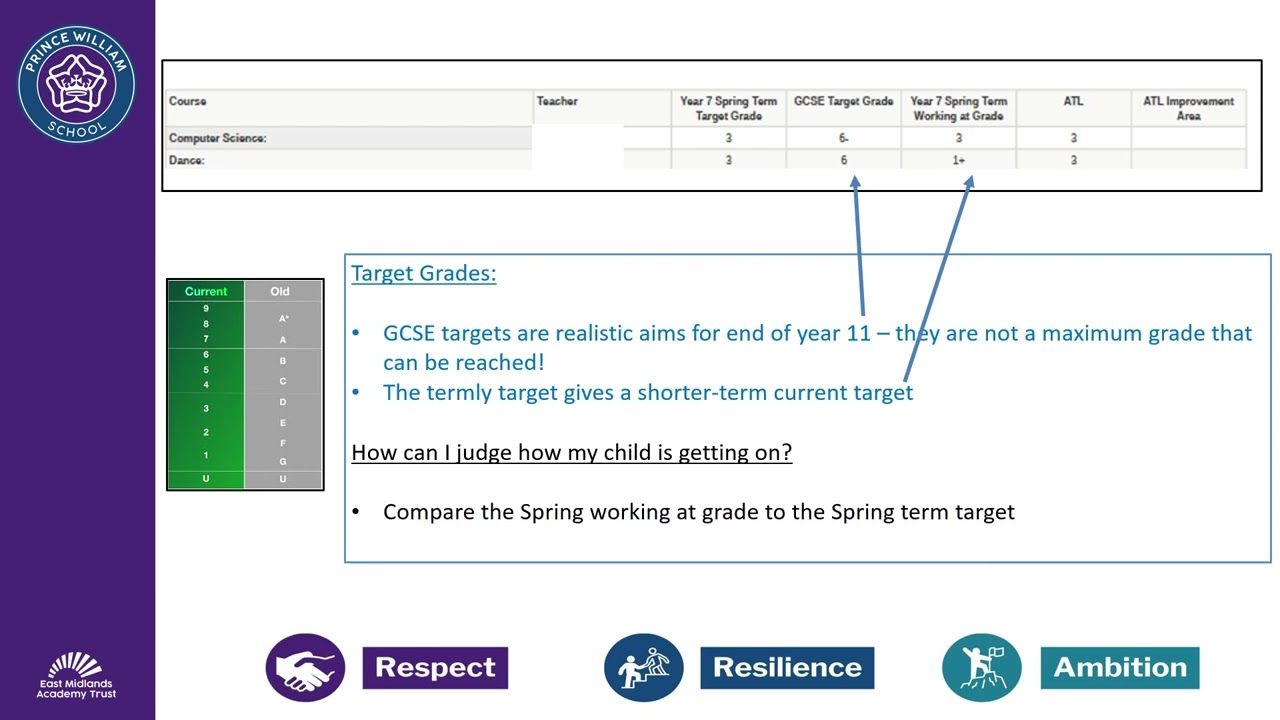 Year 7 Reports Explained