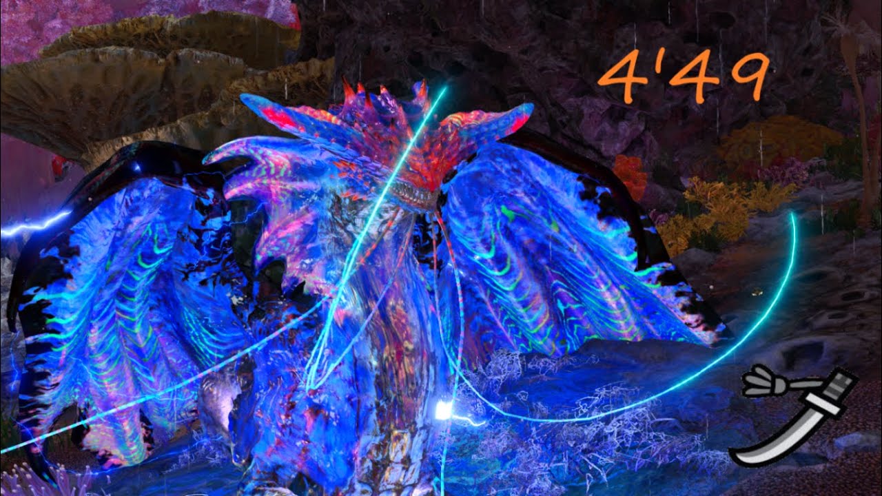 [ MHWI ] 溟鳴り遥か遠く | Arch Tempered Namielle 歴戦王ネロミェール 歷戰王溟波龍  | 太刀 Long Sword 4'49