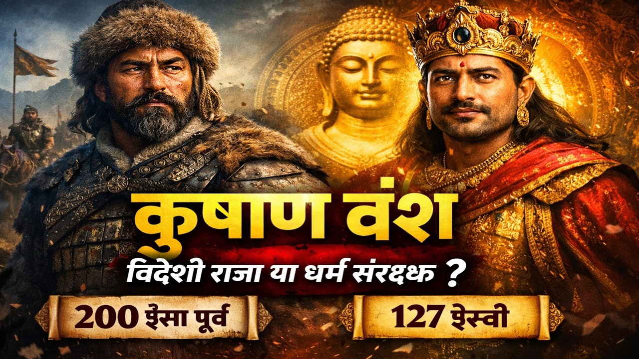 कुषाण वंश का रहस्य 😱 | विदेशी जनजाति से बना भारत का महान साम्राज्य | Kanishka History