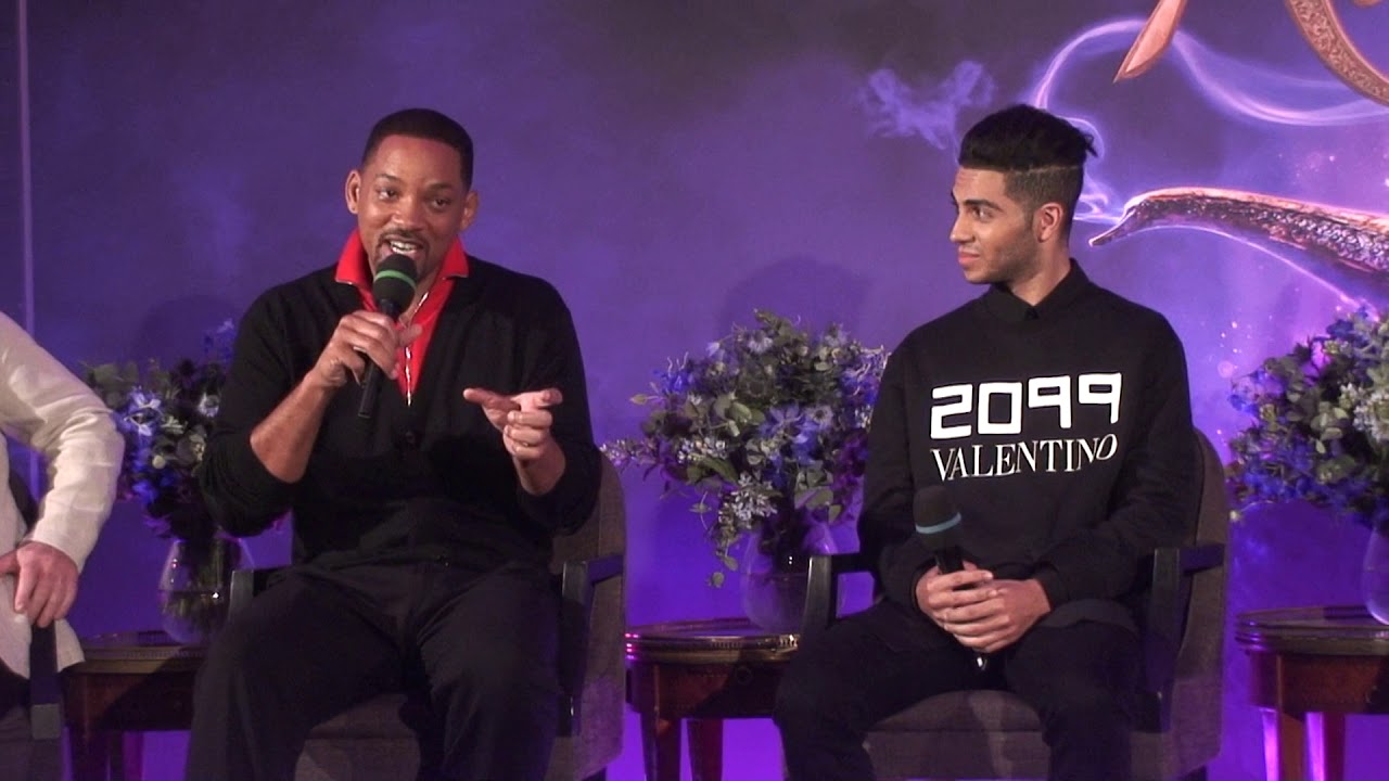 Aladdin - Paris press conference