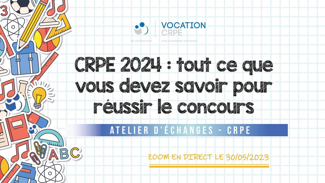 CRPE 2024 ～ TOUT CE QUE VOUS DEVEZ SAVOIR POUR RÉUSSIR LE CONCOURS
