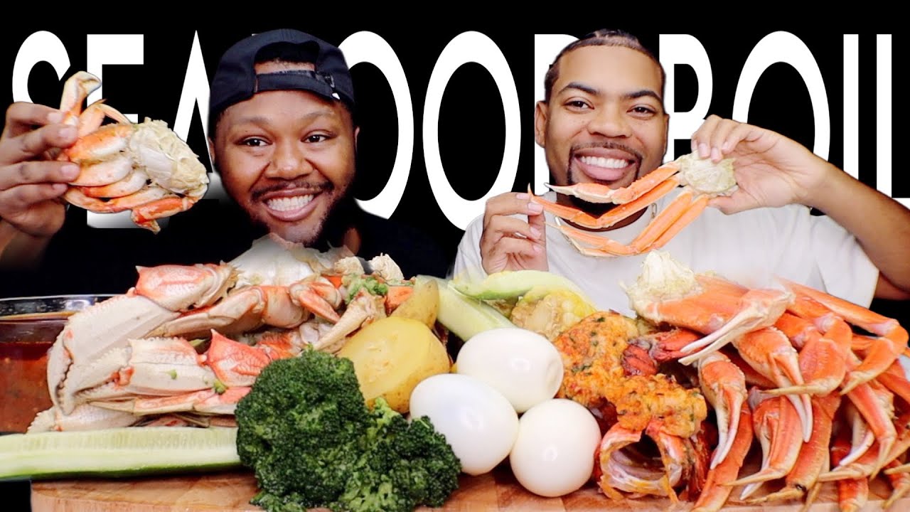 Dungeness Crab Vs Snow Crab Legs Seafood Boil  + Hot Topics