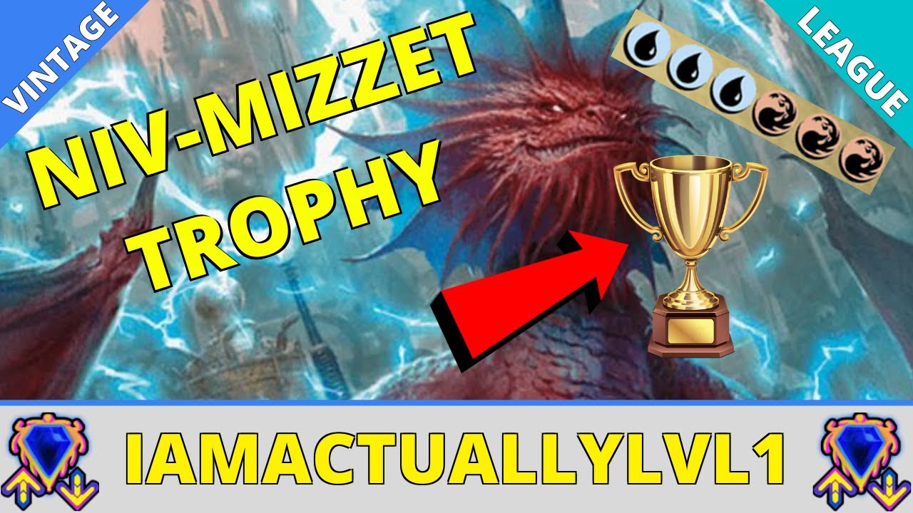 UNDEFEATED 5-0 Trophy with NIV-MIZZET in Vintage!