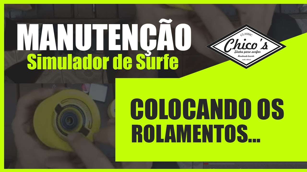 Como colocar os rolamentos de skate e long