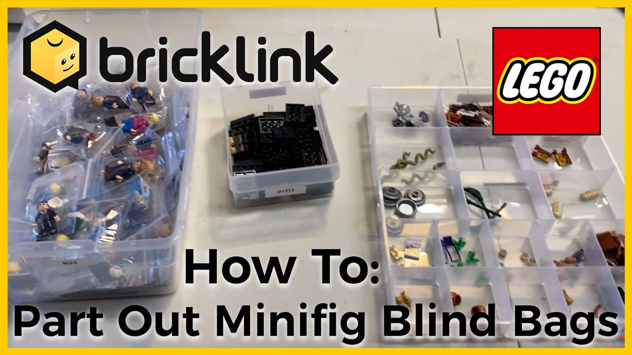 How To: Part Out Minifigure Blind Bags on Bricklink