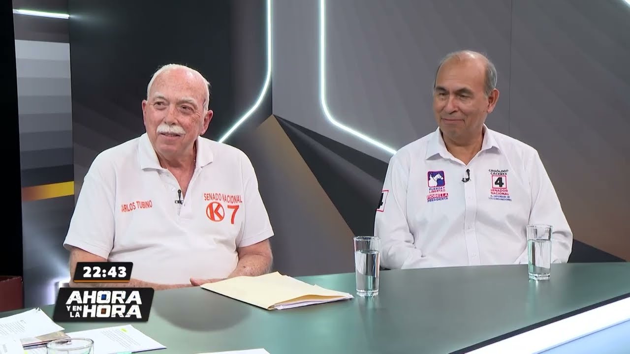 Ahora y en la Hora - MAR 05 - ENTREVISTA COMPLETA A CRISÓLOGO CÁCERES Y CARLOS TUBINO | Willax