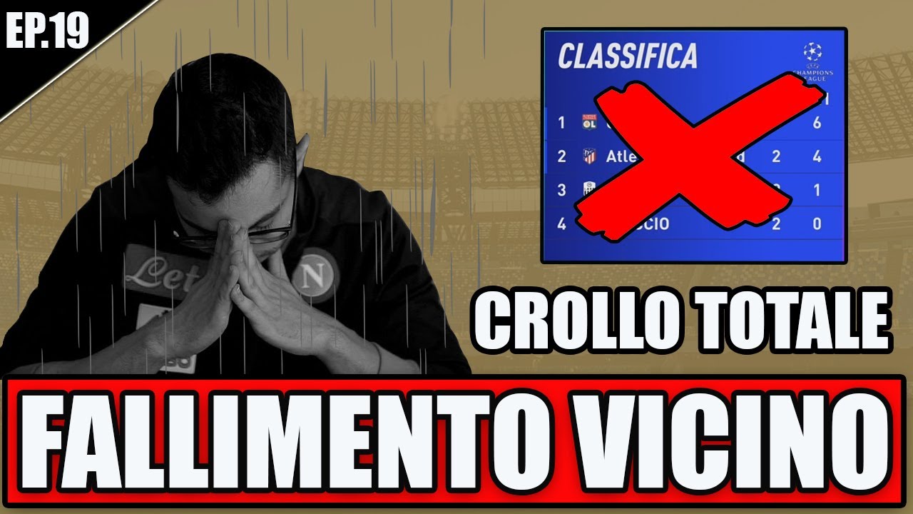 😱 AD UN PASSO DAL FALLIMENTO TOTALE!! CHAMPIONS LEAGUE A RISCHIO!! FIFA 22 CARRIERA ALLENATORE #19