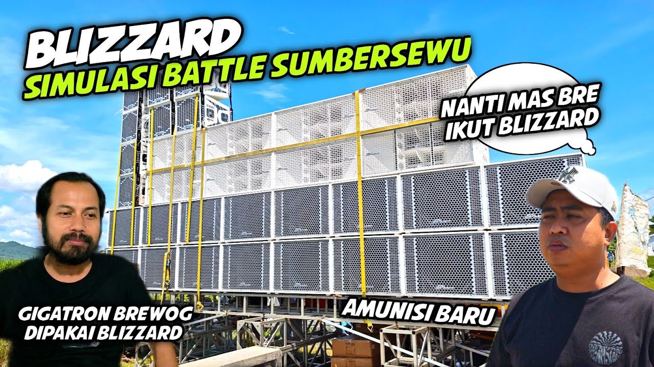 Mas David Pastikan Mas Bre Kawal Blizzard‼️Cek Sound Battle Sumbersewu dg Amunisi Baru 