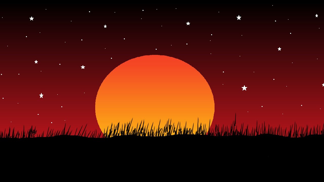 Beautiful natural scenery drawing ll paint drawing ll computer art and craft ll ms paint design 