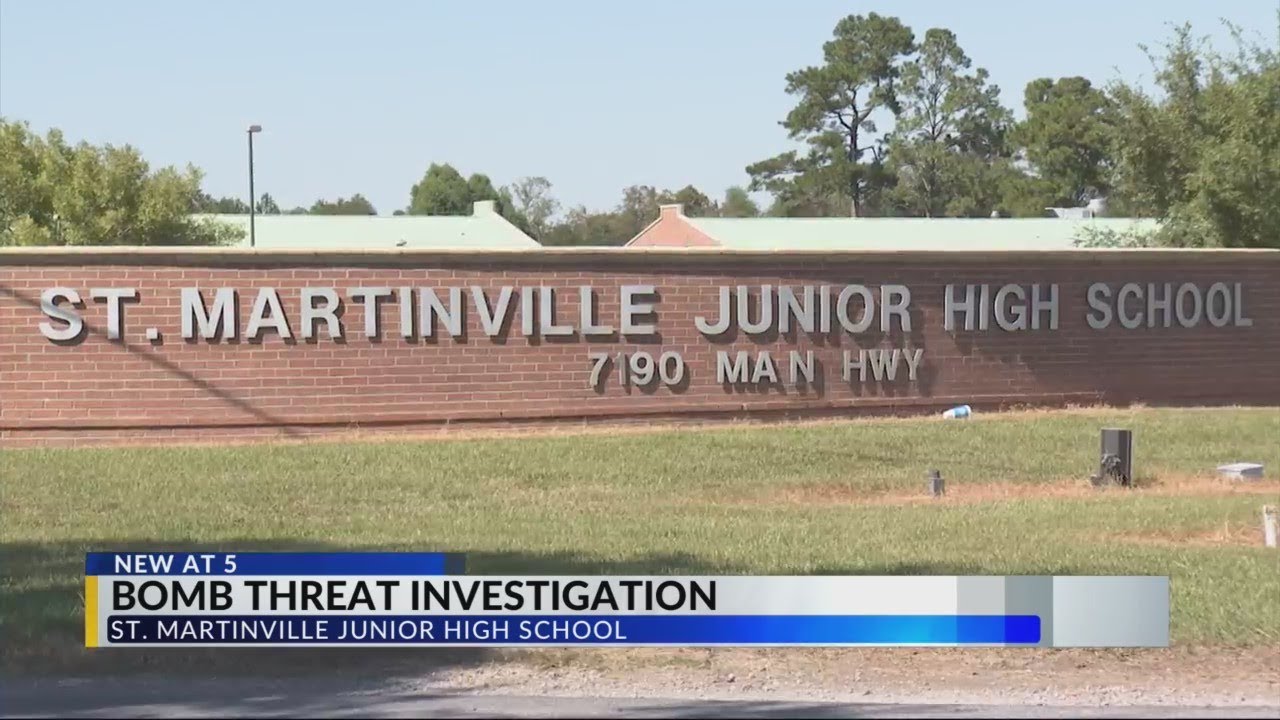 Bomb threat at St. Martinville Junior High