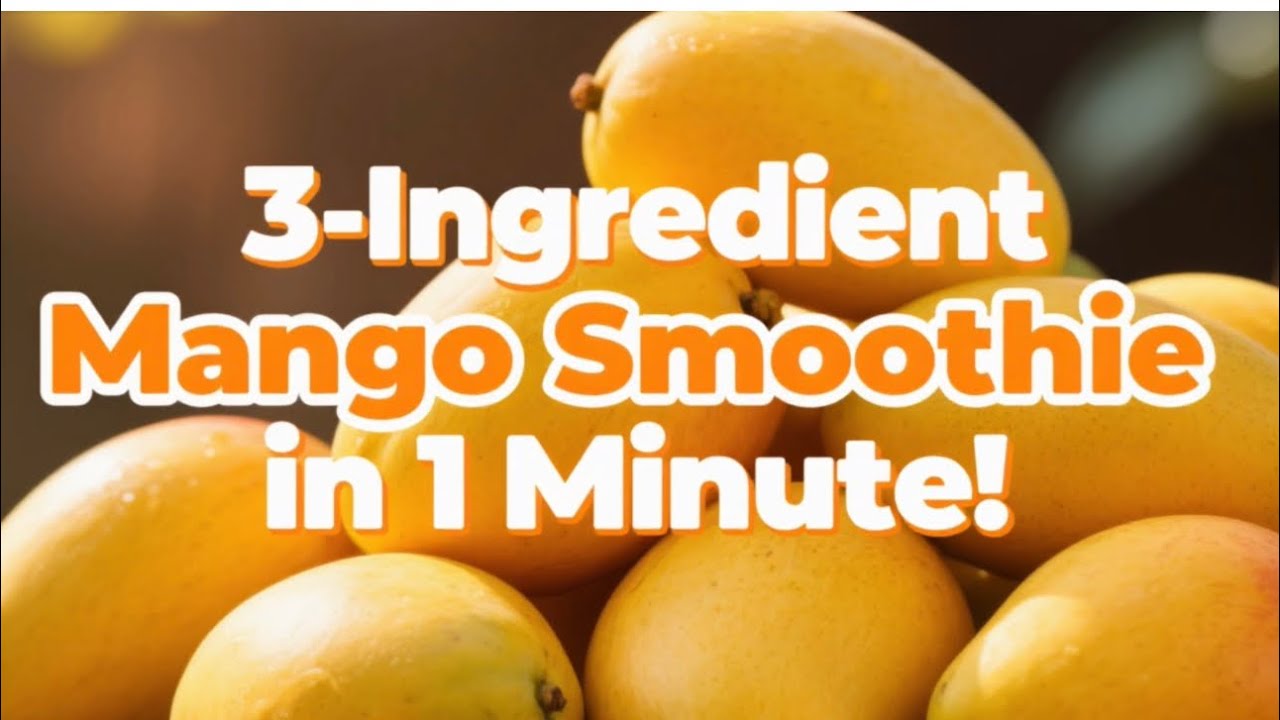 Mango smoothie | 3 ingredient recipe | easy recipe