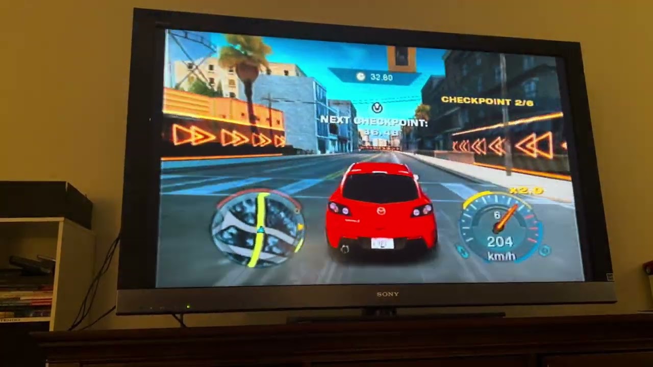 Need For Speed Undercover PS2 Tollbooth Bronze 2:02.68 