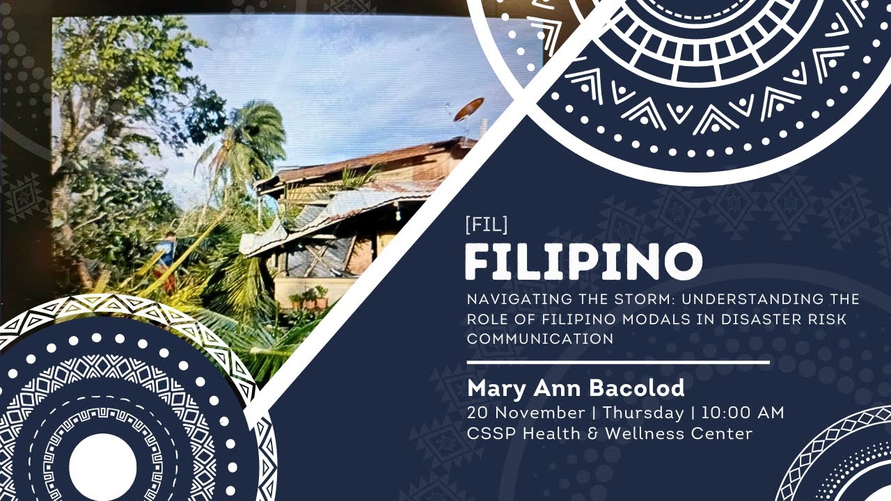 Philippine Indigenous Languages Lecture Series: Filipino [fil]