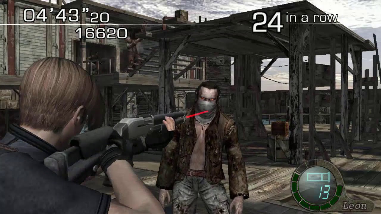 رزدنت ايفل 4 Resident Evil طور المرتزقة the mercenaries ليون Leon s kennedy البحيرة 5 نجوم #4