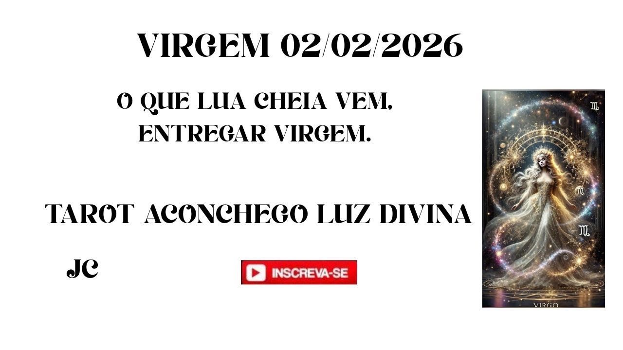 VIRGEM 02/02/2026 O que a lua cheia vem, entregar virgem.🔮