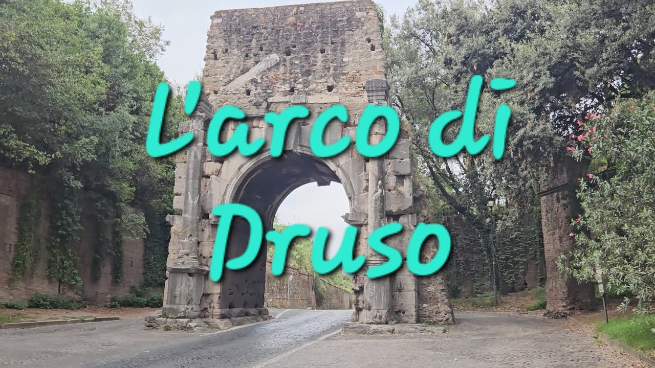 L'arco di Druso a Porta San Sebastiano - Via Appia Antica la 