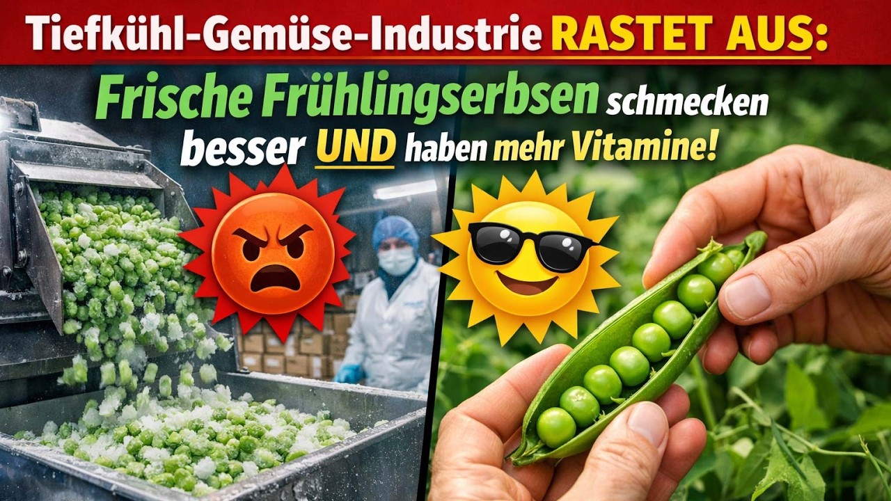 Warum Birds Eye nicht will, dass du frische Erbsen entdeckst (Perfekter Frühlings-Snack!)
