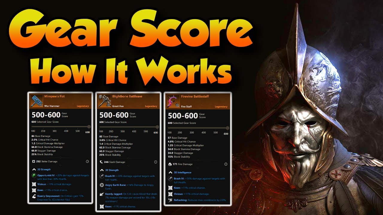 New World Gear Score Explained