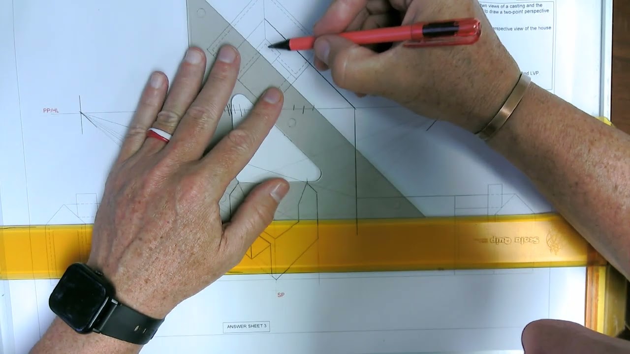 Grade 11 Two Point Perspective Drawing (Extra Lesson)