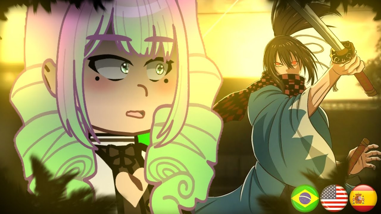 🇺🇸/🇪🇸/🇧🇷 Hashiras React to Tomioka As Okita Souji – Gacha React