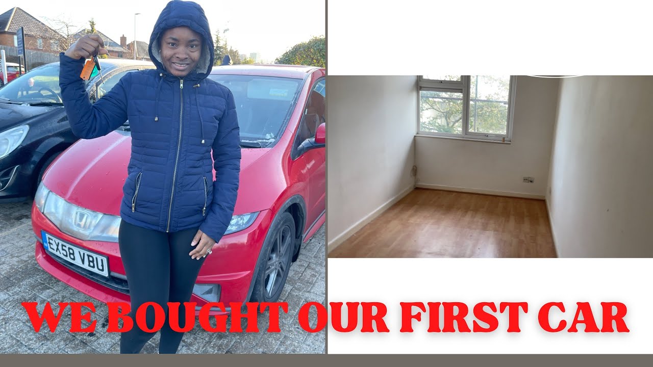 Uk vlog:Uk apartment hunting + we bought our first car within 2 weeks of  arriving in the uk.