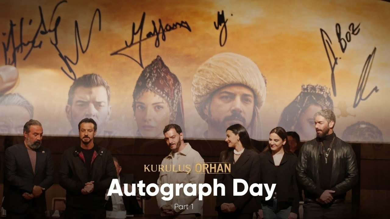 День автографов с Курулушем Орханом, часть 1 #kuruluşorhan #mertyazicioglu #şükrüözyıldız