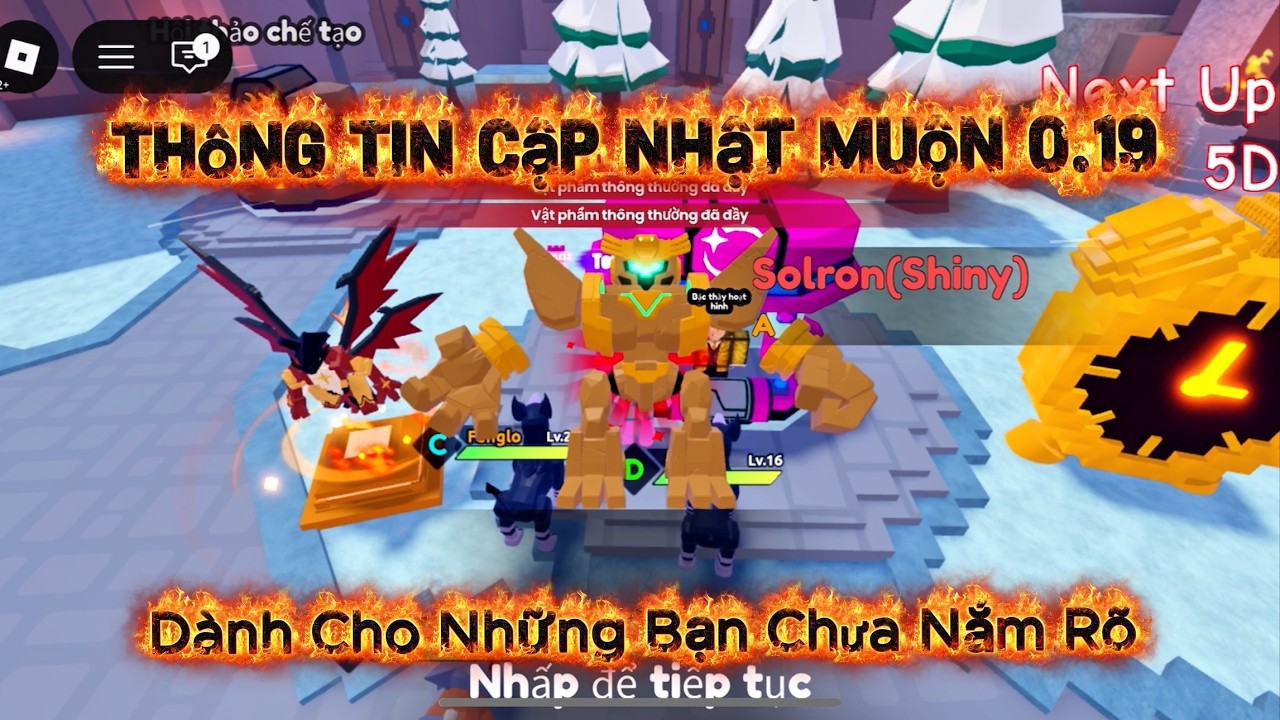Bản Update Muộn 0.19 Của Catch a Monster Cho Những Bạn Chưa Nắm Rõ🙂 #batmotconquaivat #roblox