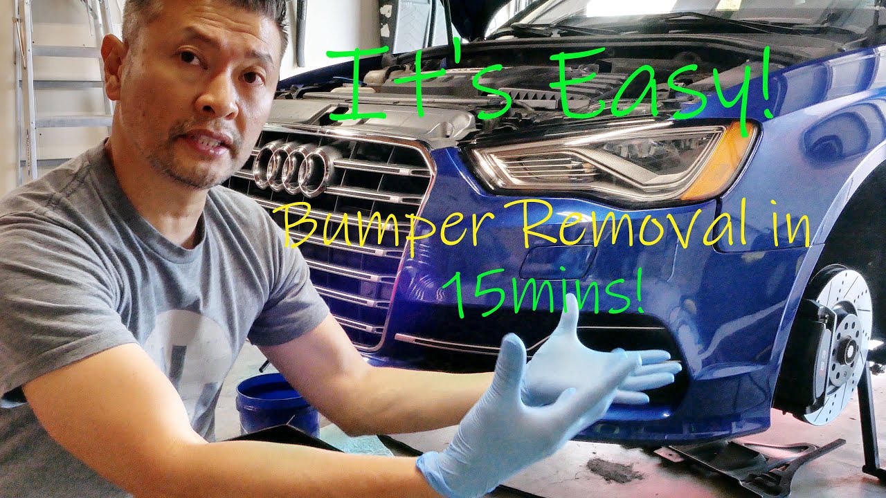 Audi Front Bumper Removal DIY on Audi S3