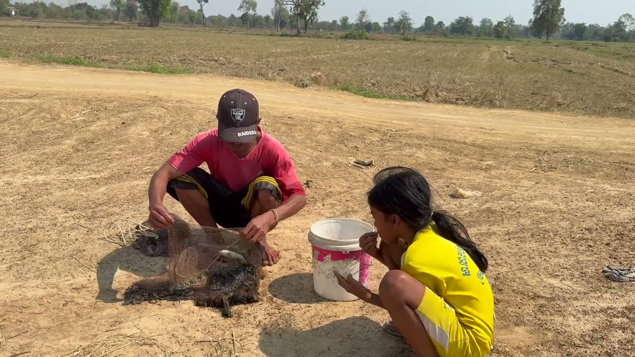 Freshly caught from the rice field bayou, these fish were marinated and deep fried to perfection