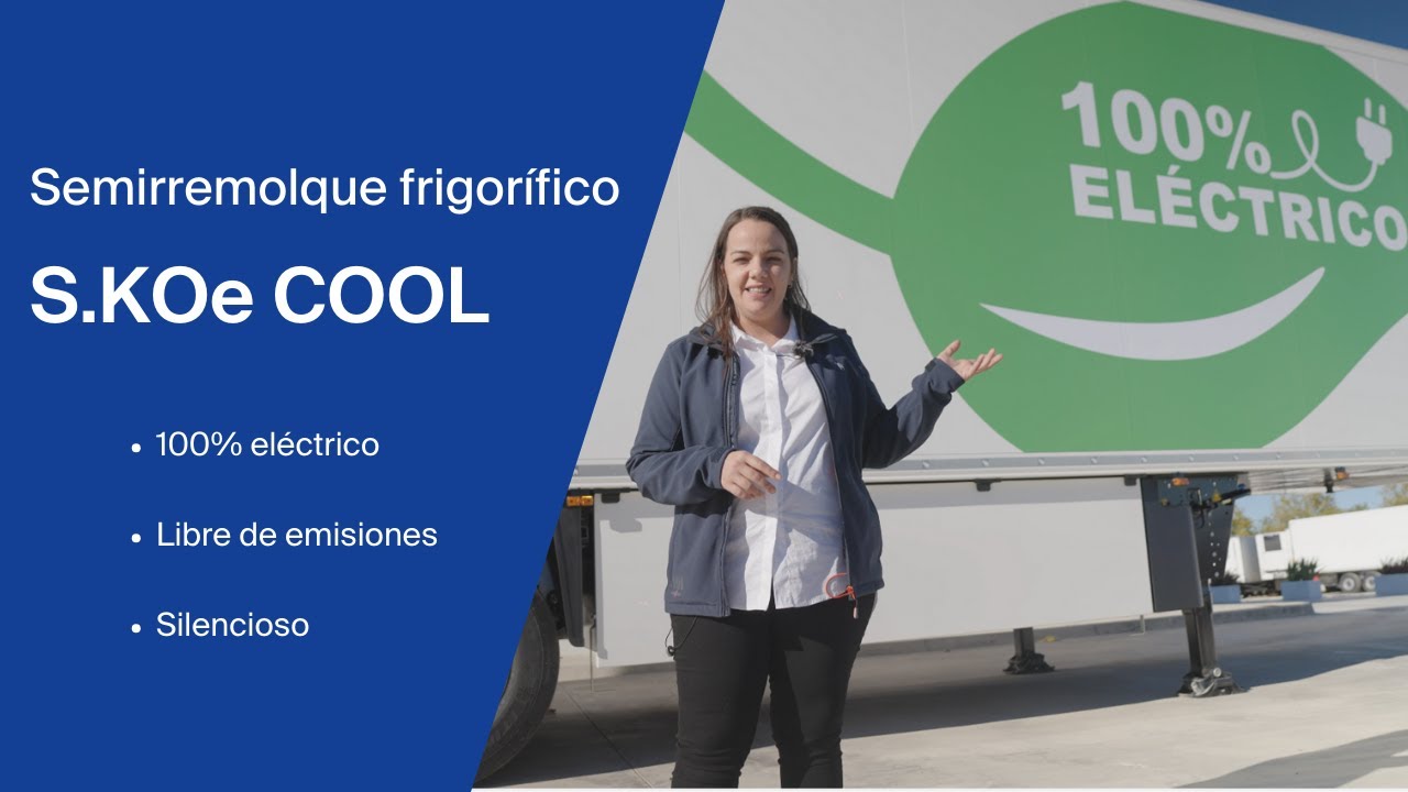 Semirremolque frigorífico S.KOe COOL 100% eléctrico