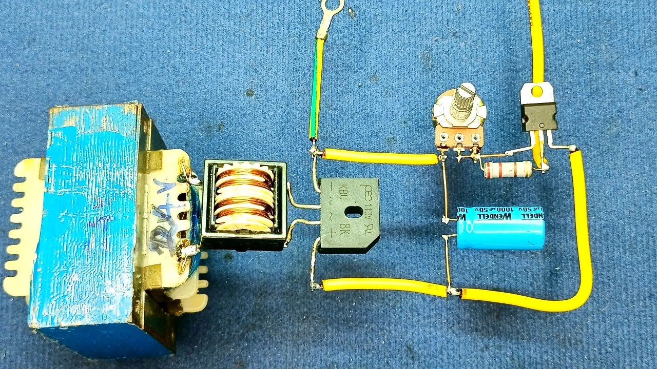 Hàng triệu người không biết mạch này, Mạch điều chỉnh điện áp 1.2v lên 30v ổn định.