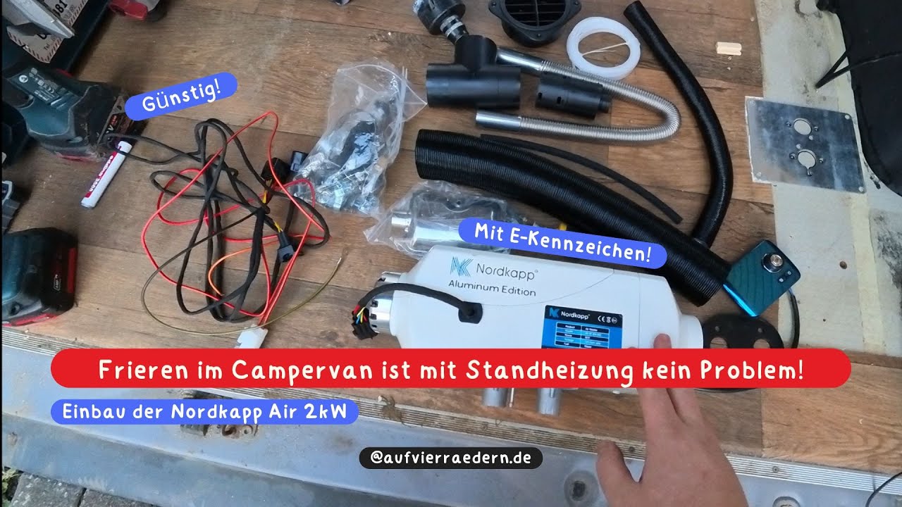 Standheizung Einbau in meinen Ford Transit MK7 | Nordkapp Air BT 2kW | Campervan Ausbau v3 Teil 6