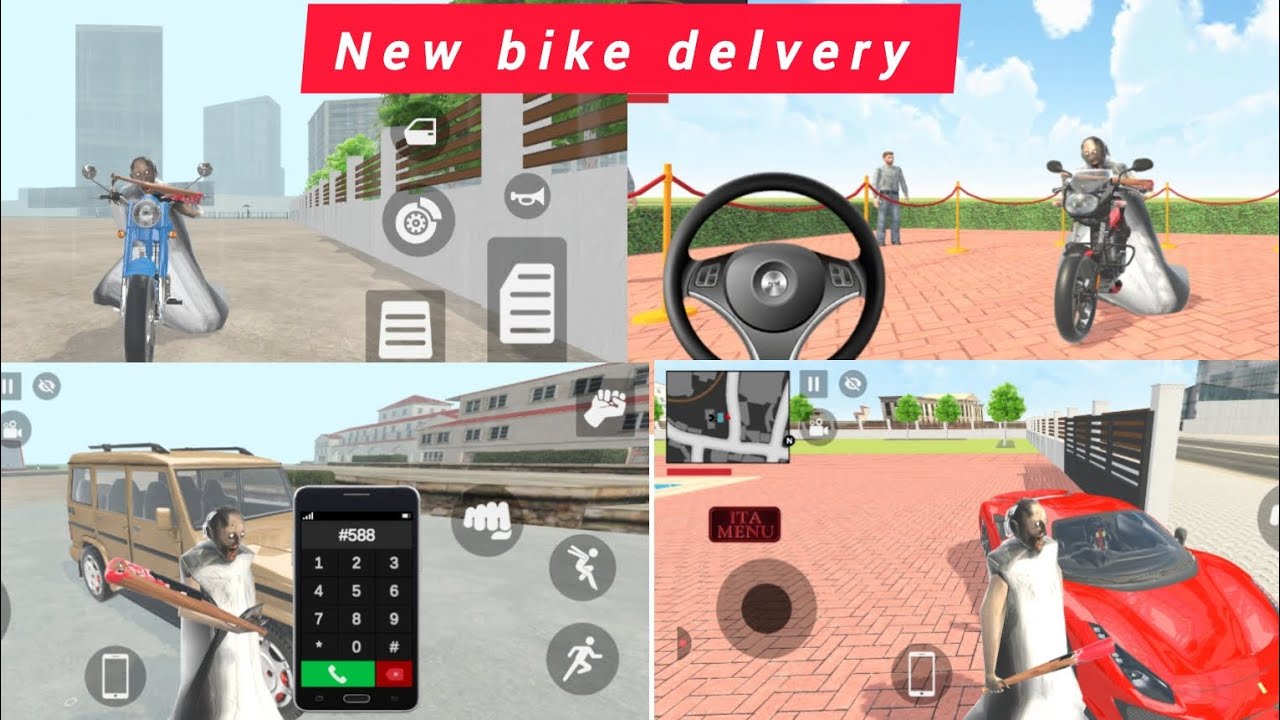 🤑New bike delvery indian thef aloto simulator game 