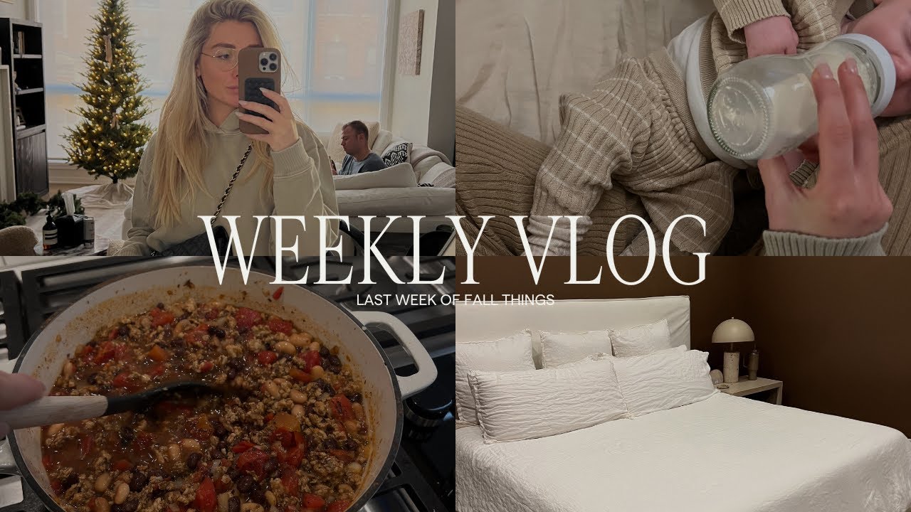 Weekly Vlog: Home Decor Haul, Solo Mom Errands, and Fall Cooking