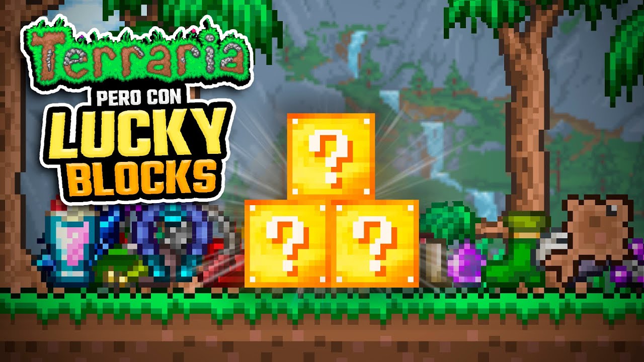 ME PASO TERRARIA PERO CON LUCKY BLOCKS!!! | 