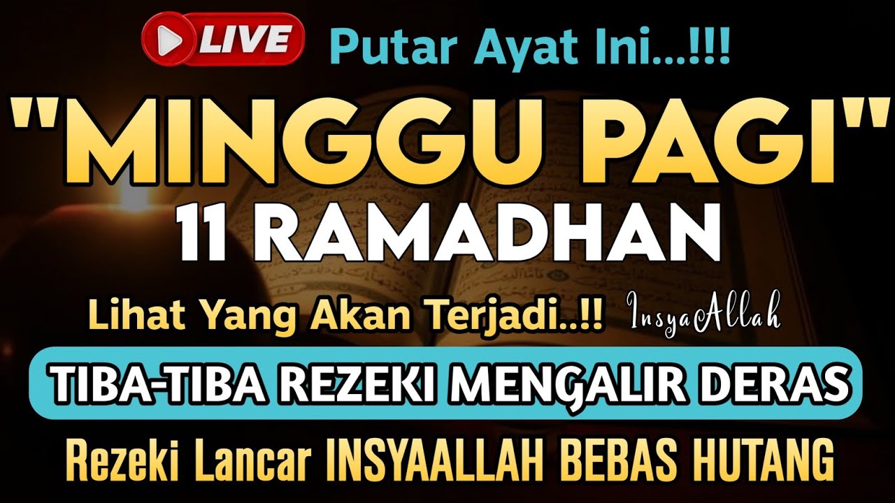 🔴LANGSUNG DIKABULKAN..‼️CUKUP PUTAR SEKALI DAN DENGARKAN, 100 RIBU MALAIKAT TURUN | REZEKI LANCAR