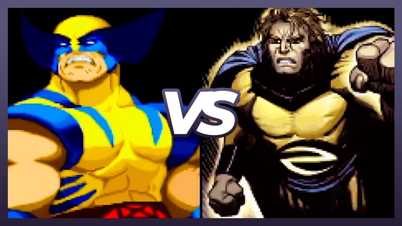 Super Marvel vs. Capcom: Eternity of Heroes (PC) - BONECLAW (WOLVERINE) vs. SENTRY AI FIGHT Gameplay