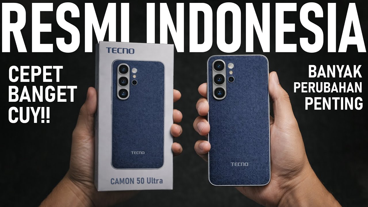 TECNO CAMON 50 ULTRA Langsung Masuk Resmi INDONESIA!!