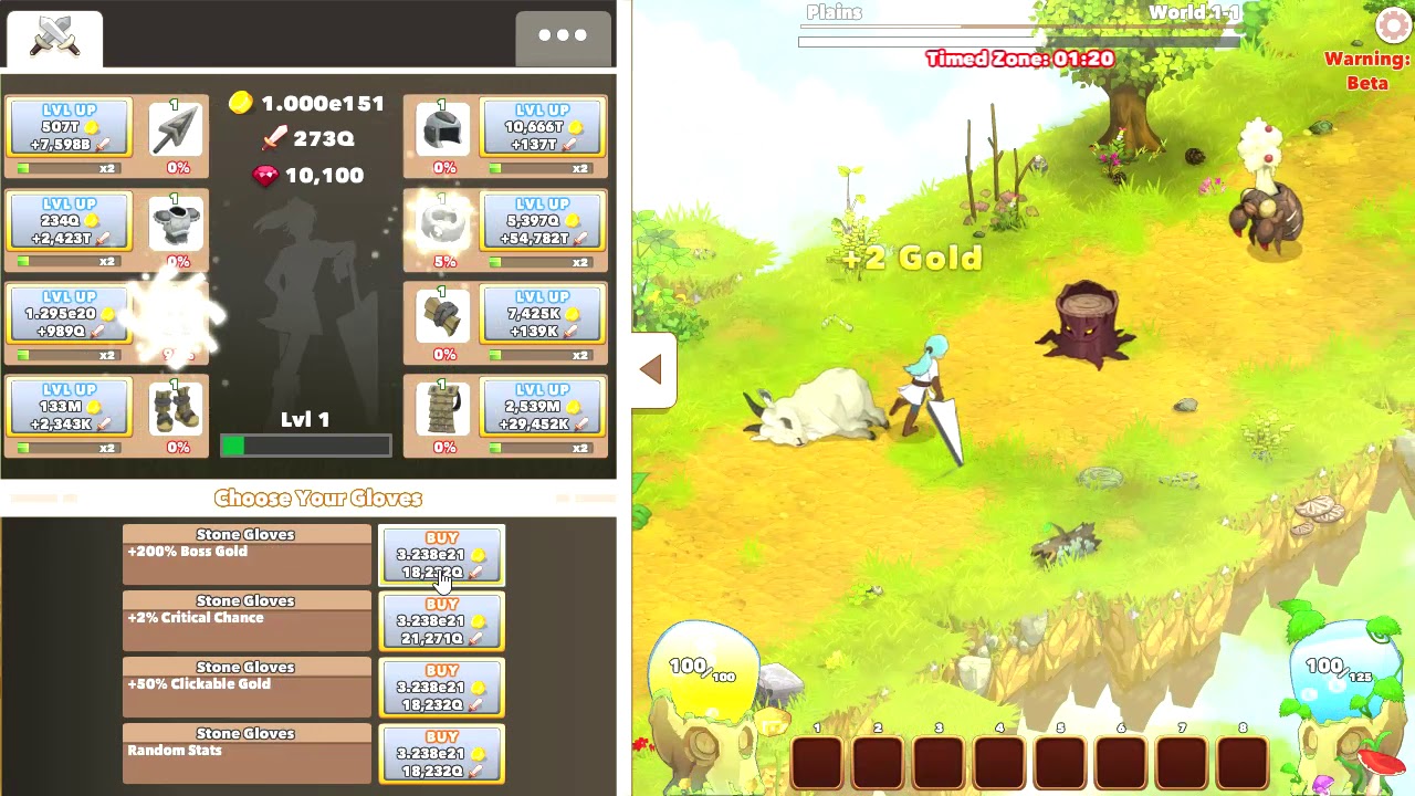Clicker Heroes 2 Cheats | Episode 1 (Version - 0.52)
