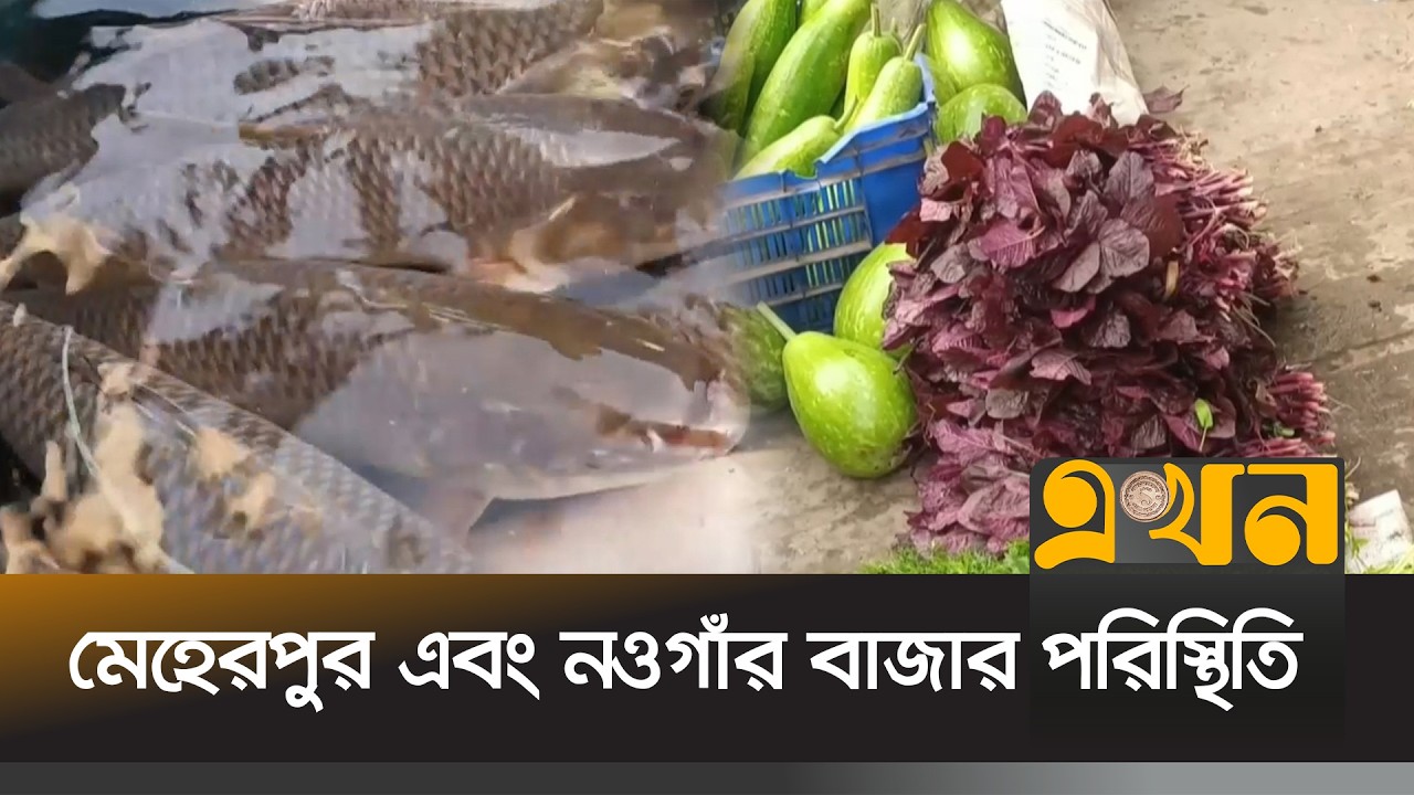 রমজানের শেষ দিকে সবজির দাম কমলেও মাছের বাজার চড়া | Bazar News | Ekhon TV