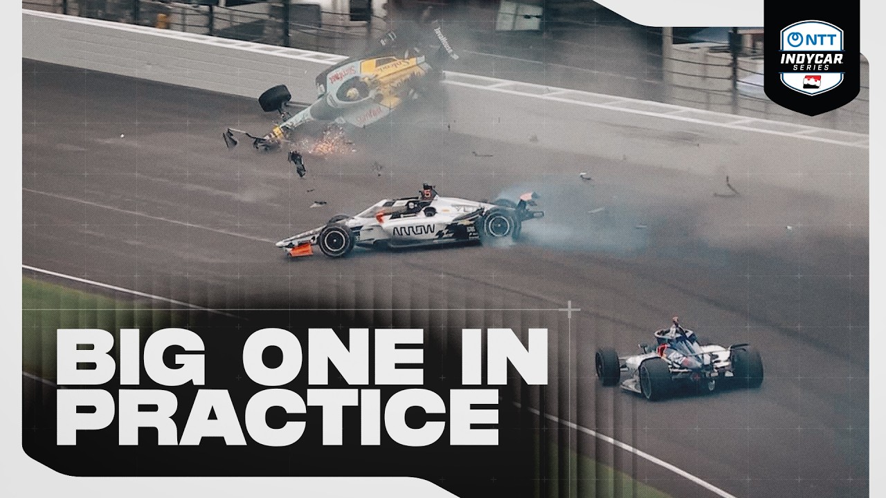 Multiple Cars Crash in Indy 500 Practice | 2026 INDYCAR