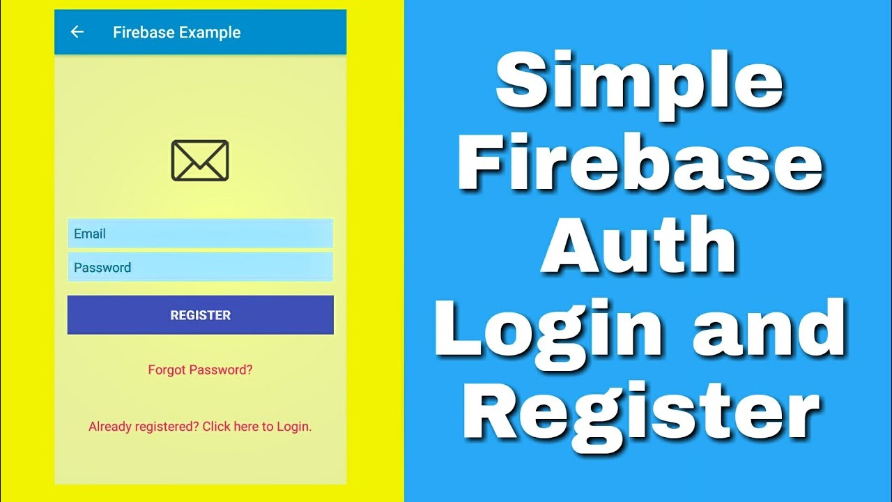 Firebase Auth Login/Register in Sketchware