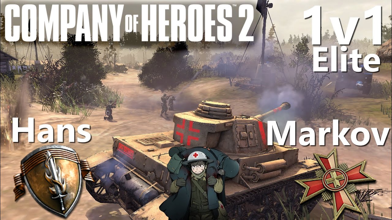 CoH2: Hans (US) vs Markov (OST) Elite 1v1