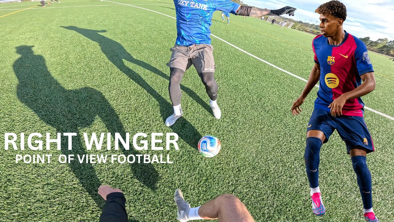 RIGHT WINGER POINT OF VIEW FOOTBALL I POV FOOTBALL