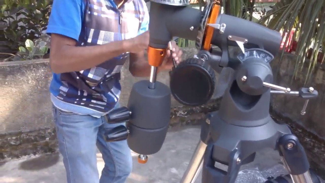 Set Up Celestron Astromaster 130eq Motor Drive Telecope Step by step